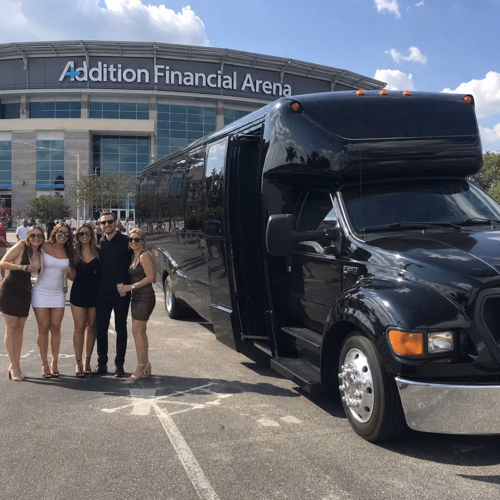Rent a Bus to Addition Financial Arena