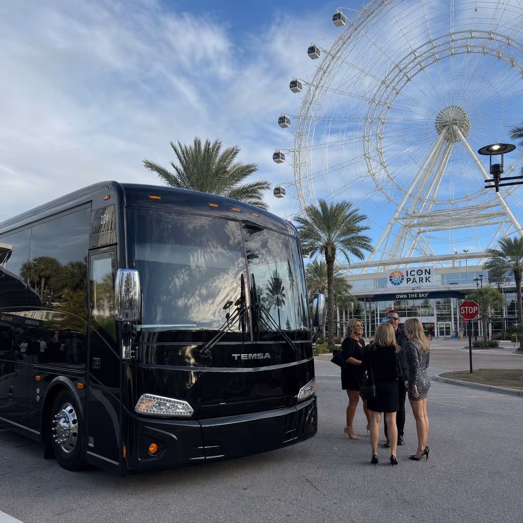 Rent a Bus to ICON Park Orlando