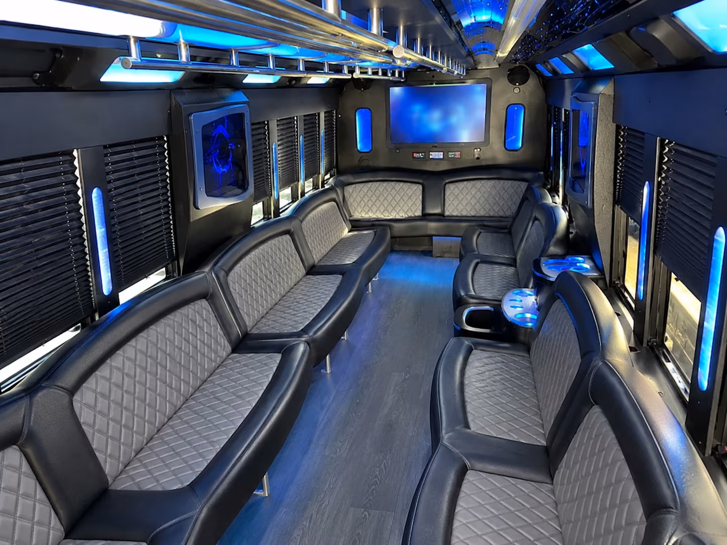 Orlando Bachelor & Bachelorette Transportation party bus exterior