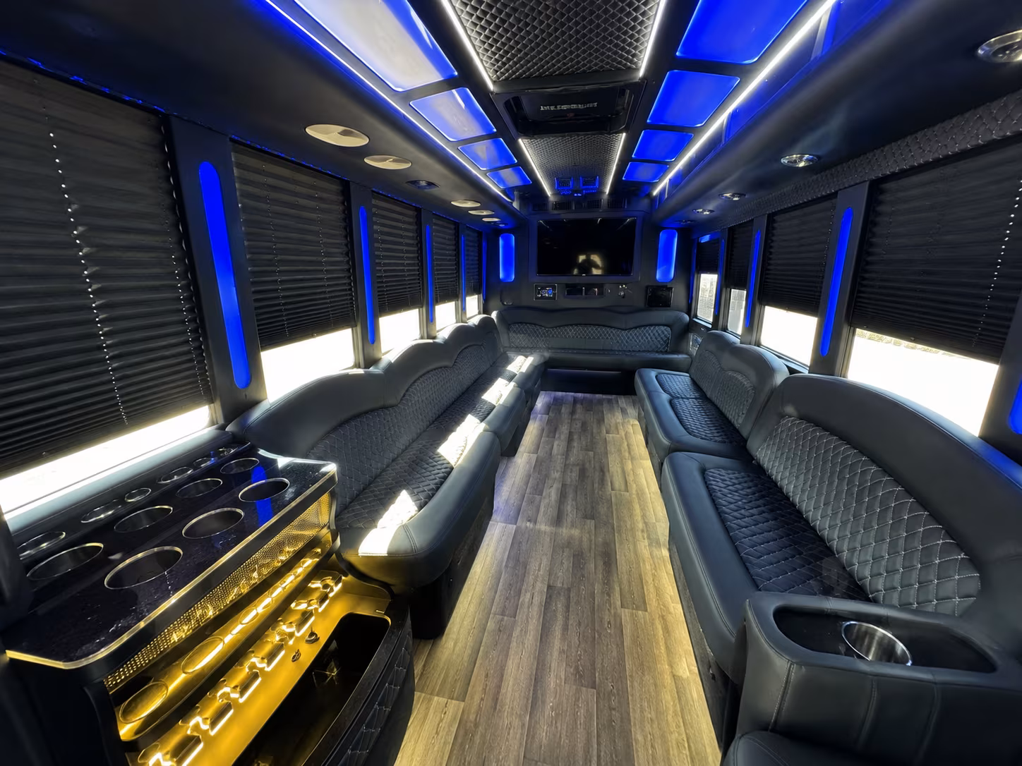 Orlando Concert & Music Festival Transportation party bus interior