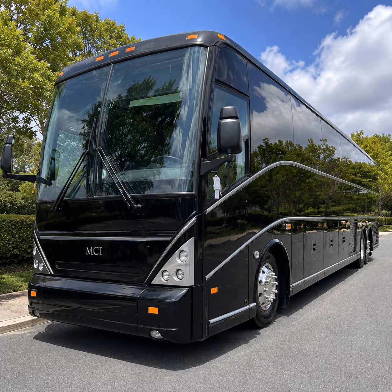 Orlando Corporate Transportation party bus exterior