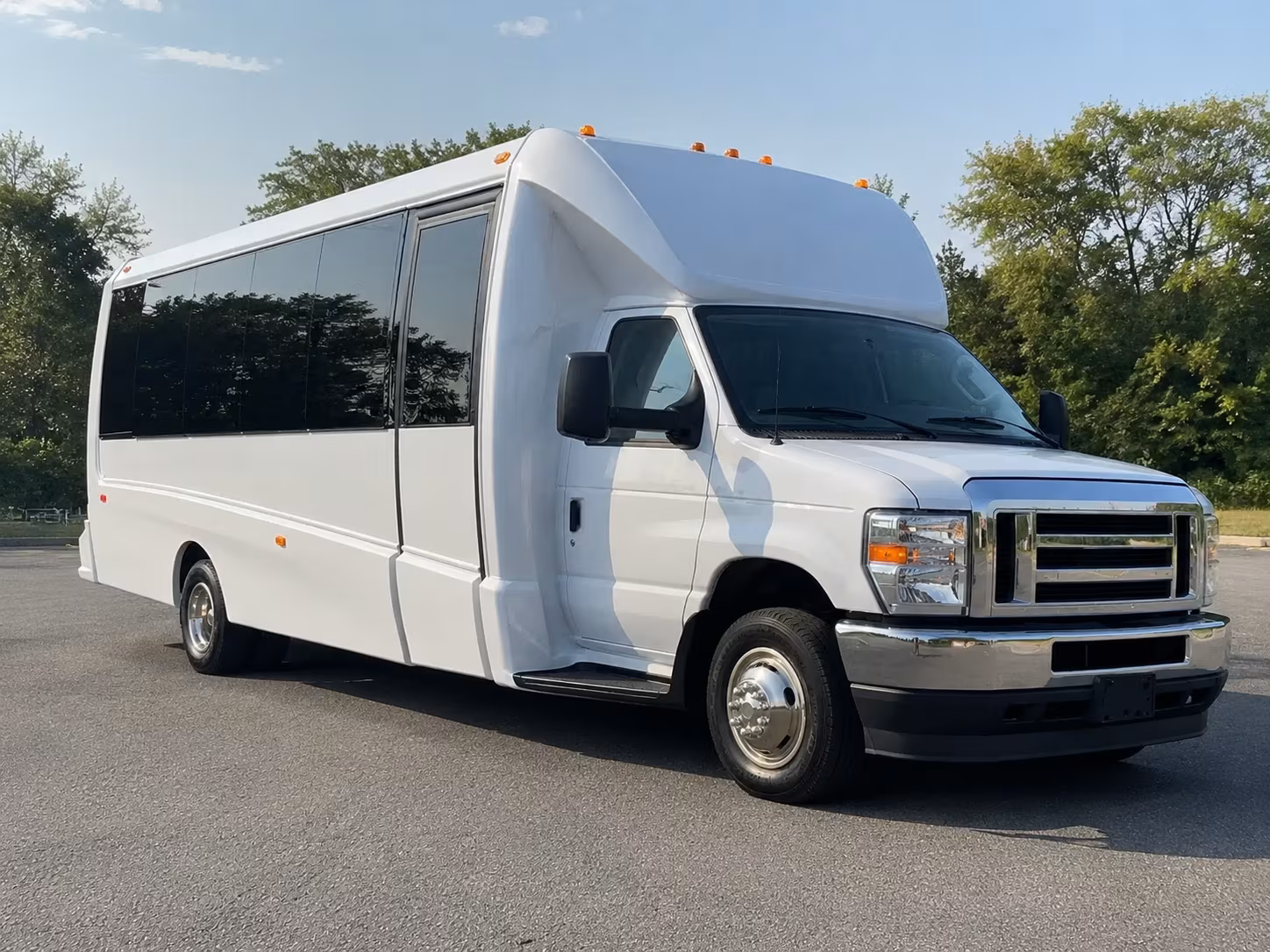 Orlando Private Event Transportation party bus exterior