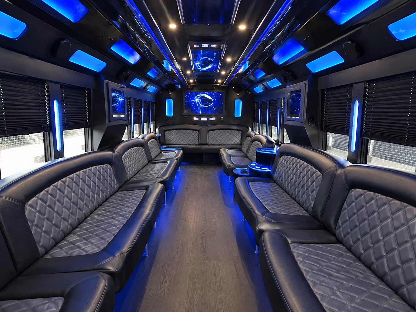 Orlando Private Event Transportation party bus exterior