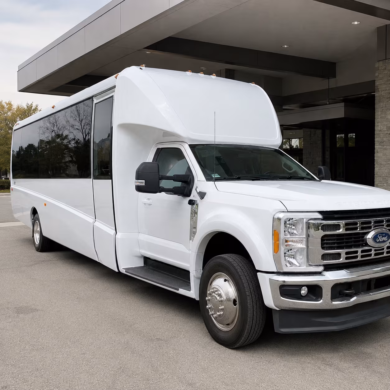 Orlando School Event Transportation party bus exterior