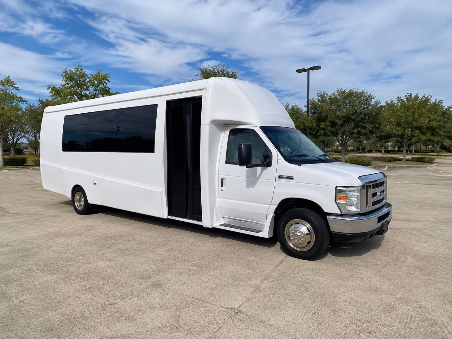 Orlando Sporting Event Transportation party bus exterior
