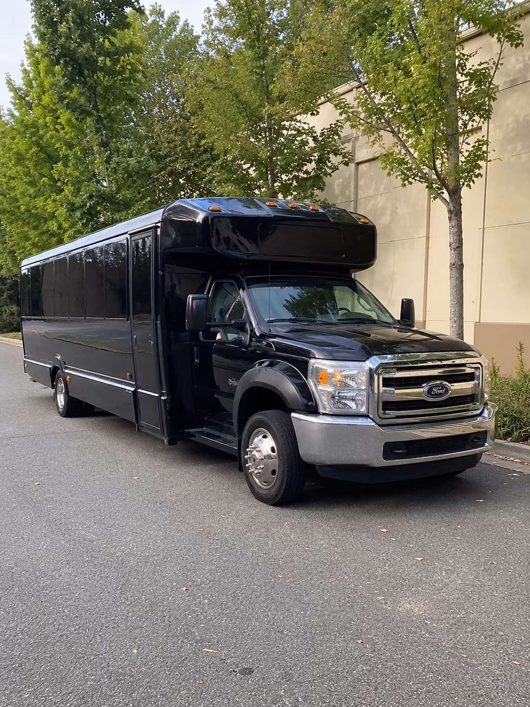 Orlando Wedding Transportation party bus exterior