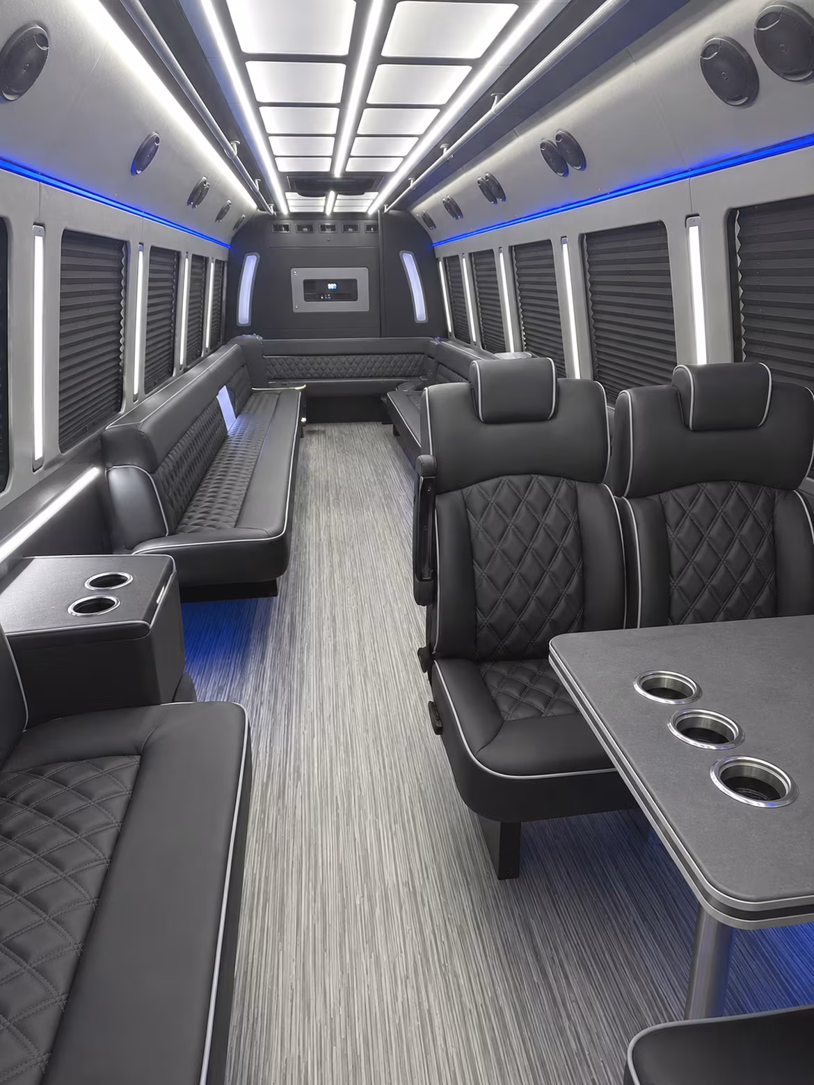 Orlando Winery Tour & Pub Crawl Transportation party bus interior