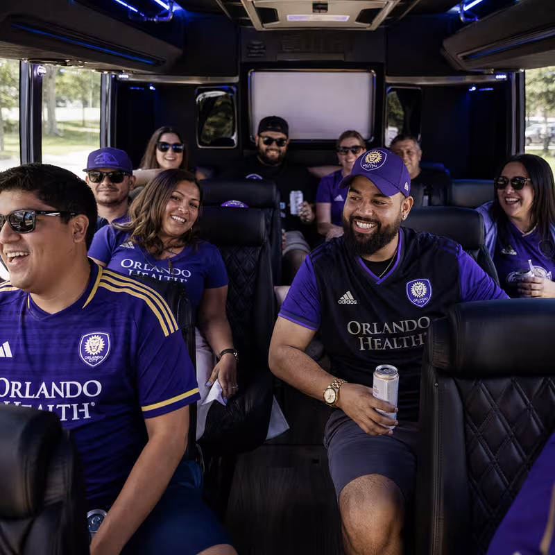 Orlando Sporting Event Transportation fleet vehicle