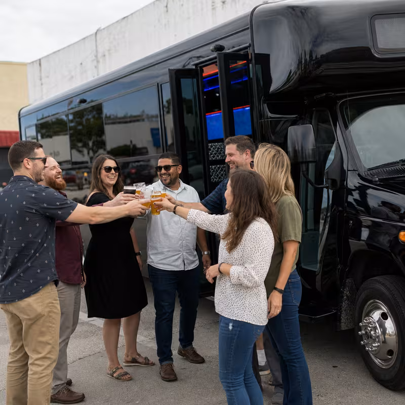 Orlando Winery & Brewery Tour Transportation fleet vehicle